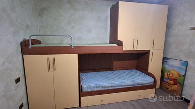 cameretta mai usata tre posti letto 
