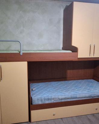 cameretta mai usata tre posti letto 
