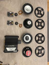 Hi fi car Alpine + MTX PROFESSIONAL (LEGGI BENE)