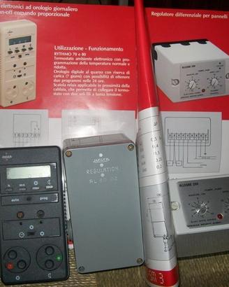 Cronotermostati e t contatto capillare elettronici