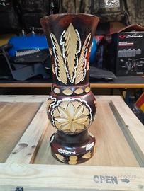 vaso in legno 
