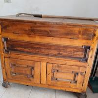 antica madia in legno ciliegio