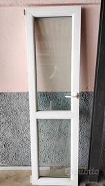 Porta finestra PVC doppio vetro 2 ante