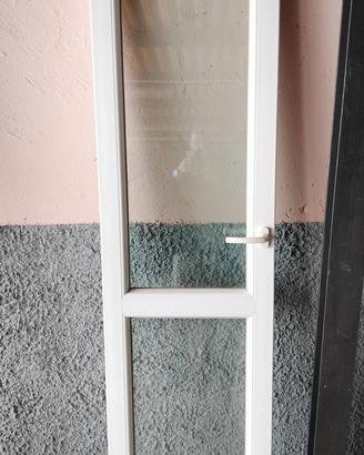 Porta finestra PVC doppio vetro 2 ante