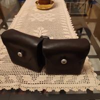 porta caricatori in cuoio 1930/1940