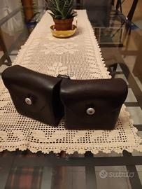 porta caricatori in cuoio 1930/1940