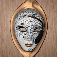 Maschere veneziane in ceramica