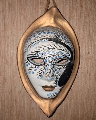 Maschere veneziane in ceramica