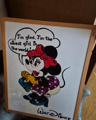 Quadro Minnie Mouse Disney con Cornice