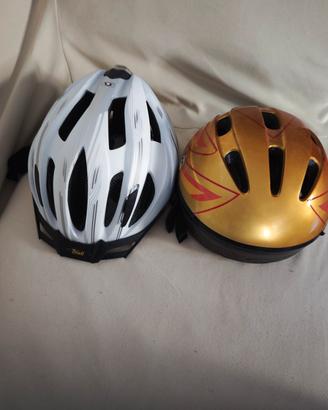 2 caschi bici bambino/a