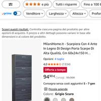 Scarpiera nuova