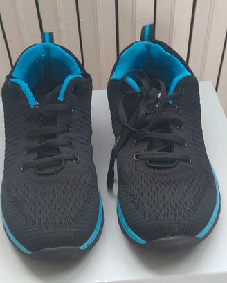 Flowing Plume Scarpe Camminata Ginnastica NeroBlu