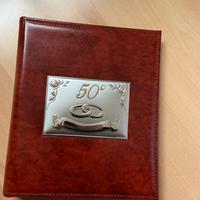 Album foto e piatto 50º di matrimonio