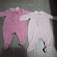 tutine in ciniglia bimba 1/3 mesi prenatal 