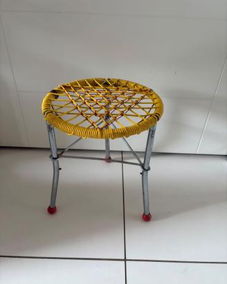 sgabello pieghevole pesca anni 60