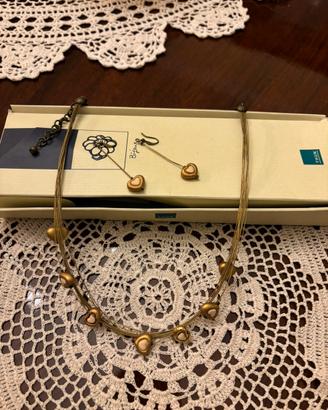 Collana con orecchini thun