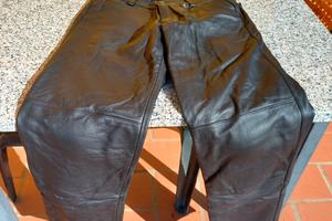 pantaloni moto pelle BMW 