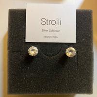 Orecchini argento con punto luce STROILI nuovi mai