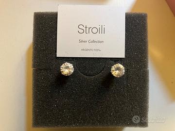 Orecchini argento con punto luce STROILI nuovi mai