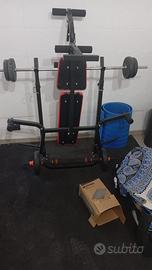 Set attrezzi palestra
