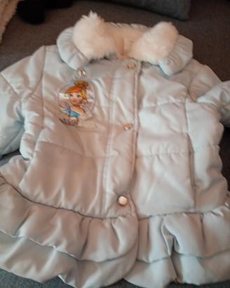 giubbotto bimba celeste 