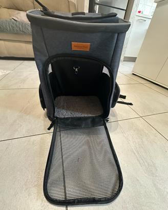 Trasportino animali a zaino