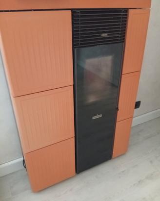 stufa a pellet modello slim RAVELLI 