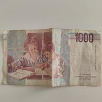 banconota 1000 lire Maria Montessori 