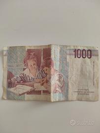 banconota 1000 lire Maria Montessori 