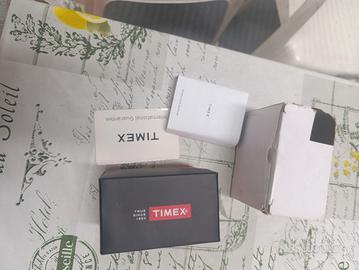 scatola timex per orologi Nuova completa di tutto 