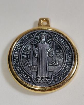Medaglia Croce San Benedetto Protezione Fede 