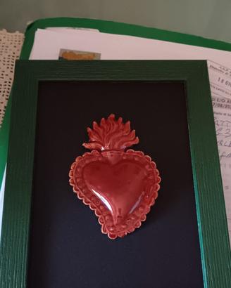 Quadretto con cuore sacro 