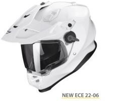 Casco adventure ADF 9000 SCORPION bianco perlato