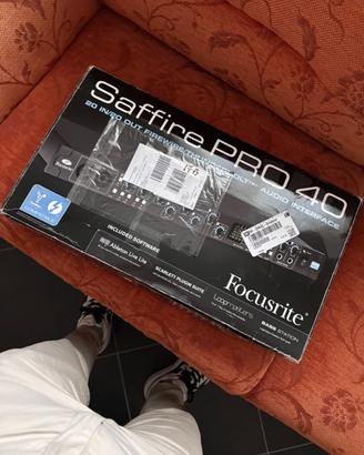 Scheda audio focusrite saffire pro 40