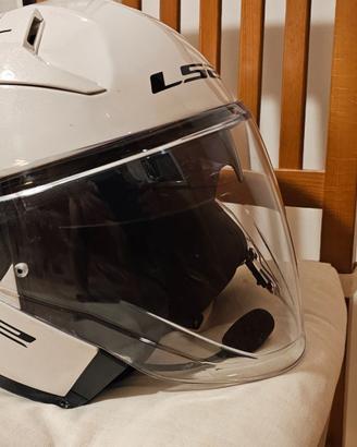 Casco moto LS2 Jet Infinity II Solid White XL