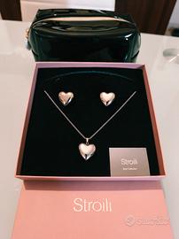 Set Stroili collana e orecchini cuore 