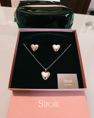 Set Stroili collana e orecchini cuore 