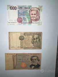 Banconote lire circolanti