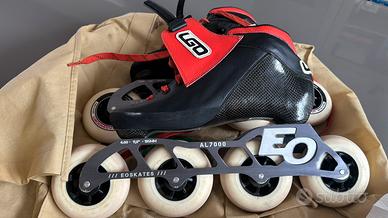 Pattini LGO completi scarpino + ruote numero 38
