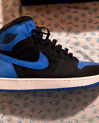 Jordan 1 high OG blu reimmaginato