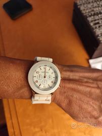 orologio donna in silicone bianco