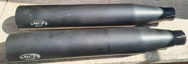 terminali scarico MCJ harley davidson 