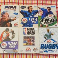 Lotto Big Box EA FIFA NHL NBA RUG anni 90 vintage 