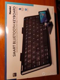 Tastiera bluetooth Hamlet per tablet e smartphone 
