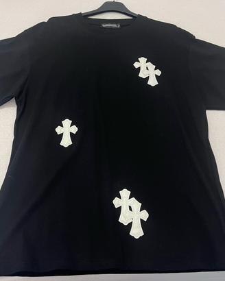 Tshirt uomo taglia  XS con ricamo croci