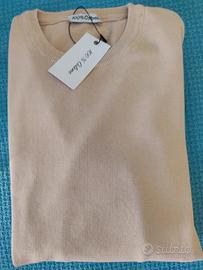 Maglioncino colore crema nuovo tg M,cotone