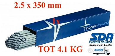 Elettrodi rivestimento basico saldatura 2,5x350 mm