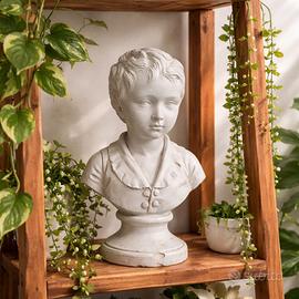 Busto Decorativo in Gesso - Stile Classico 