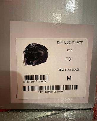 Casco HJC F31 SEMI FLAT BLACK Taglia M