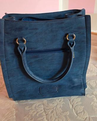 Borsa blu Camomilla 